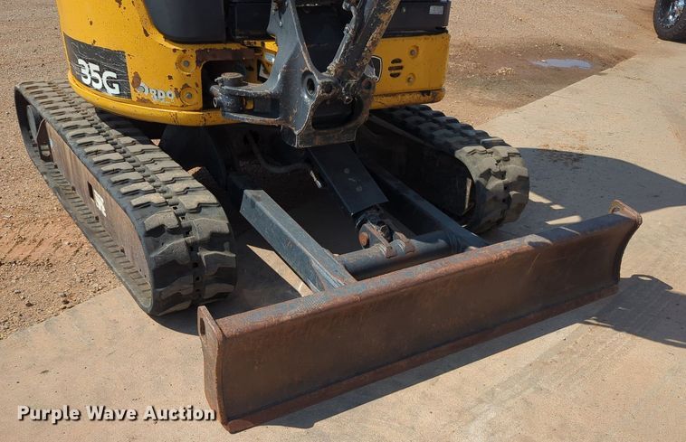 image for item KB9406 2017 John Deere 35G  mini excavator