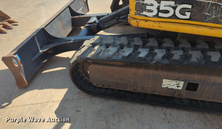 image for item KB9406 2017 John Deere 35G  mini excavator