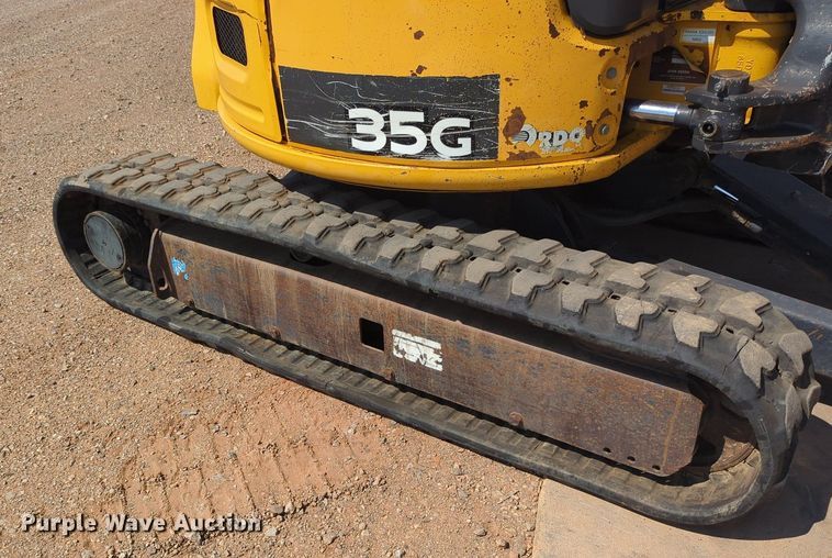 image for item KB9406 2017 John Deere 35G  mini excavator