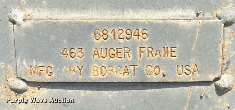 image for item KH9456 Bobcat  skid steer auger mounting bracket