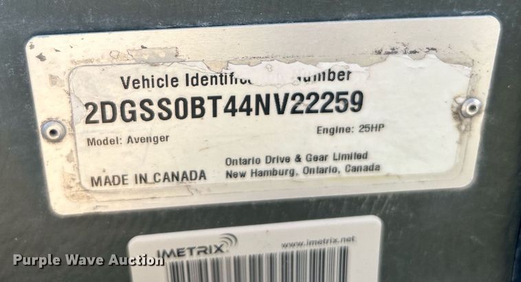 image for item KH9464 2004 Argo Avenger 700  utility vehicle