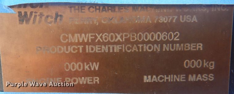 image for item KW9069 2011 Ditch Witch FX60  vacuum excavator