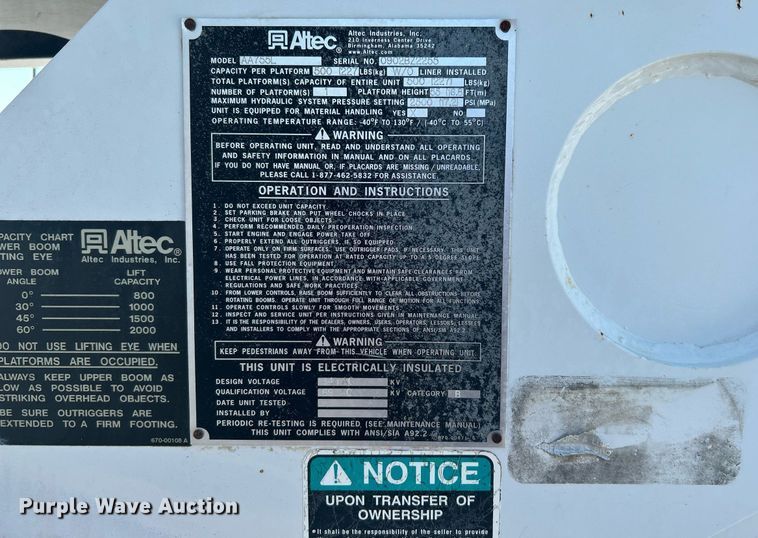 image for item KW9089 2003 Freightliner FL80  bucket truck