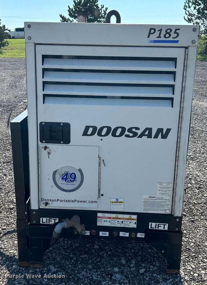image for item KW9090 2013 Doosan Infracore P185WJDU-FX-T4I  air compressor