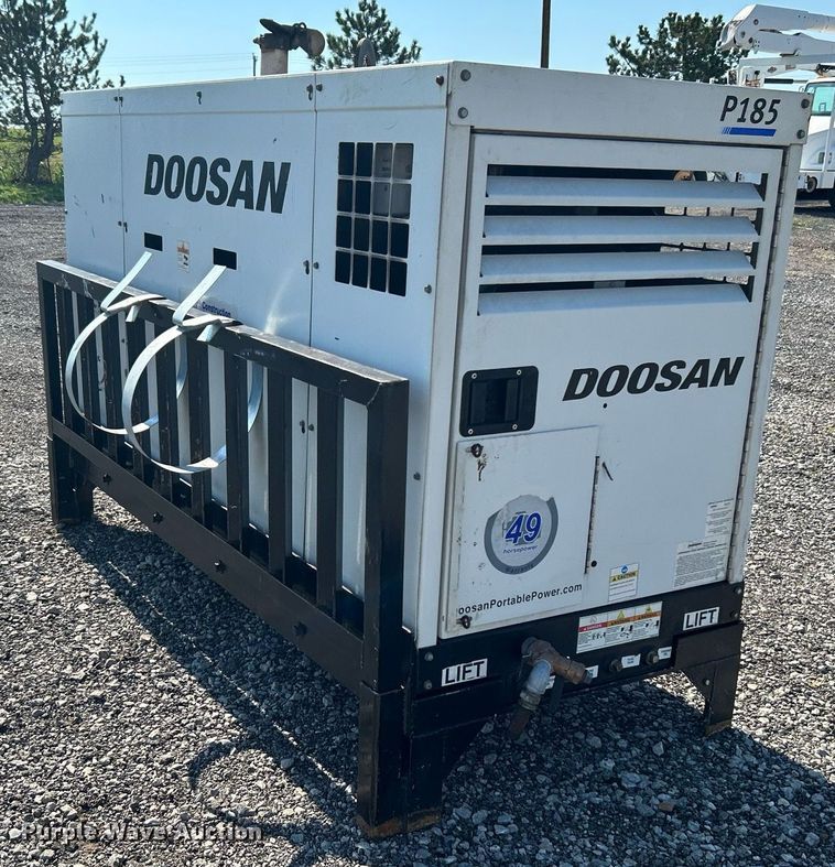image for item KW9090 2013 Doosan Infracore P185WJDU-FX-T4I  air compressor