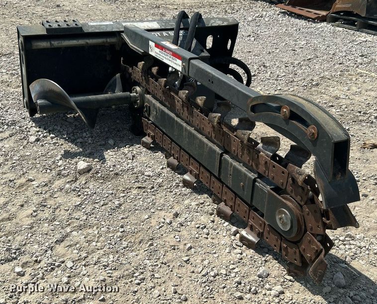 image for item LE9779 2020 Bobcat  LT313 Trencher  skid steer trencher