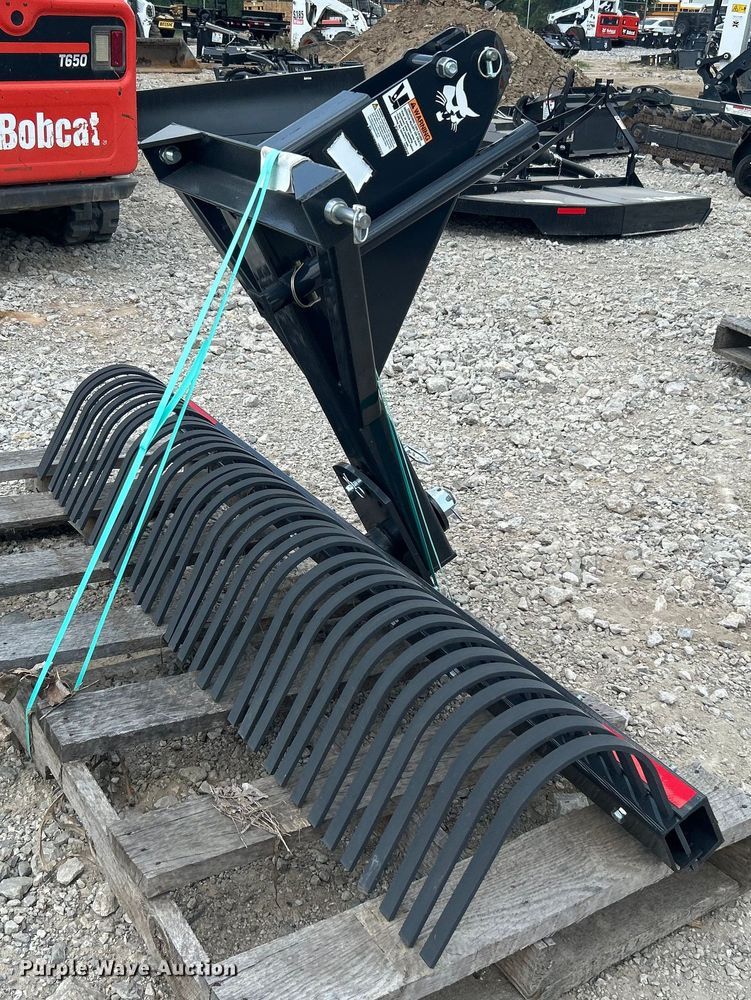 Bobcat Rake 72 landscape rake in Tulsa, OK Item LE9792 sold Purple Wave