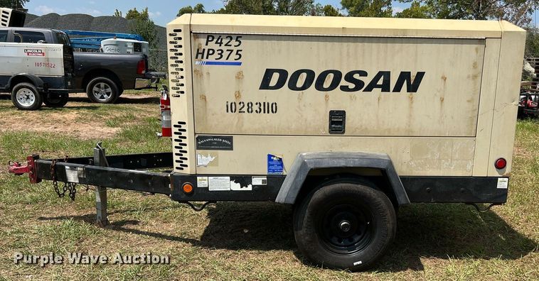 image for item LF9431 2014 Doosan P425/HP375  air compressor