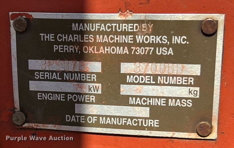 image for item LF9434 1997 Ditch Witch 3700  trencher