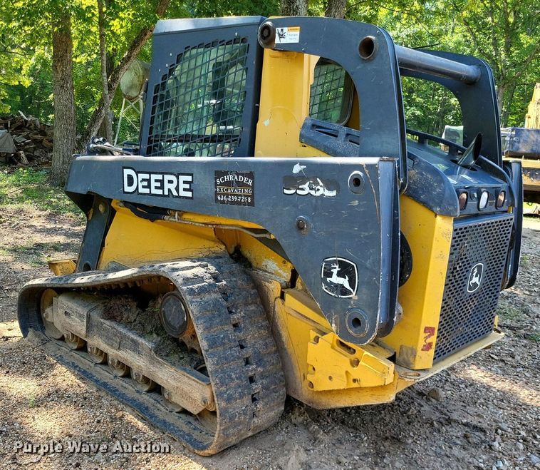 image for item LS9666 2011 John Deere 333D  tracked skid steer loader