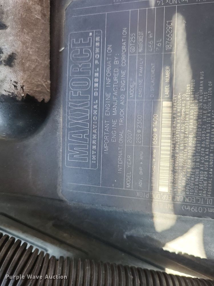 image for item LS9688 2008 International Work Star 7300  bucket truck