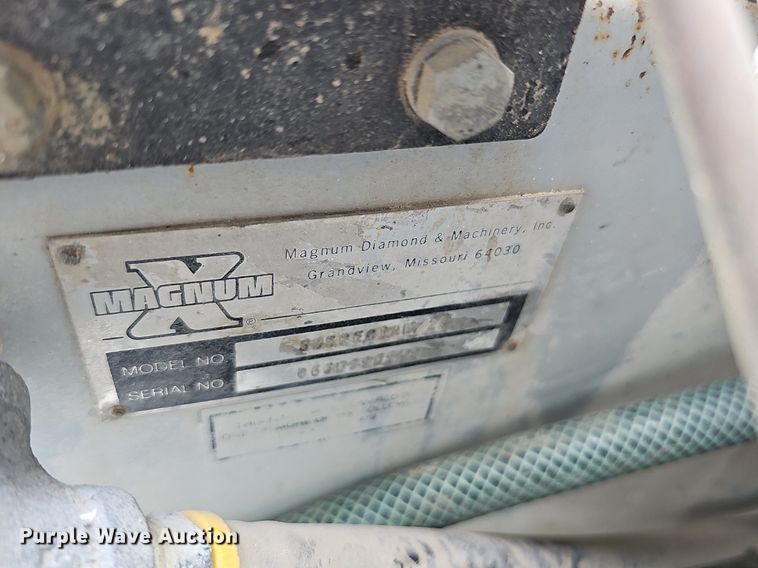 image for item MD9935 Magnum .38 Special  concrete saw