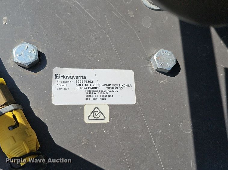 image for item MD9973 2018 Husqvarna Soff-Cut 2000  concrete saw