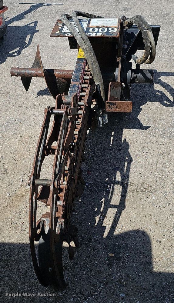 image for item MD9974 Bradco 600  compact utility loader trencher