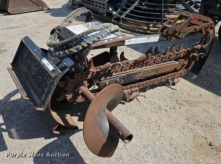 image for item MD9974 Bradco 600  compact utility loader trencher