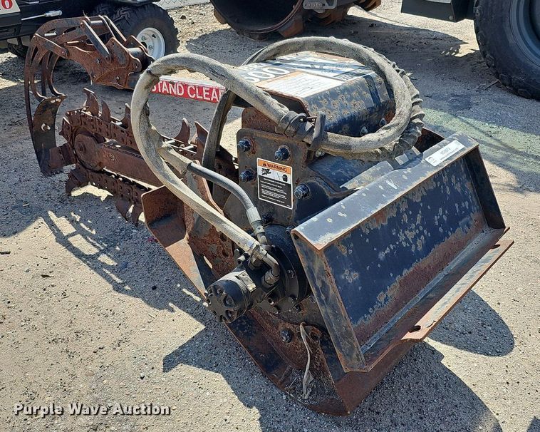 image for item MD9974 Bradco 600  compact utility loader trencher