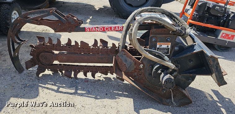 image for item MD9974 Bradco 600  compact utility loader trencher