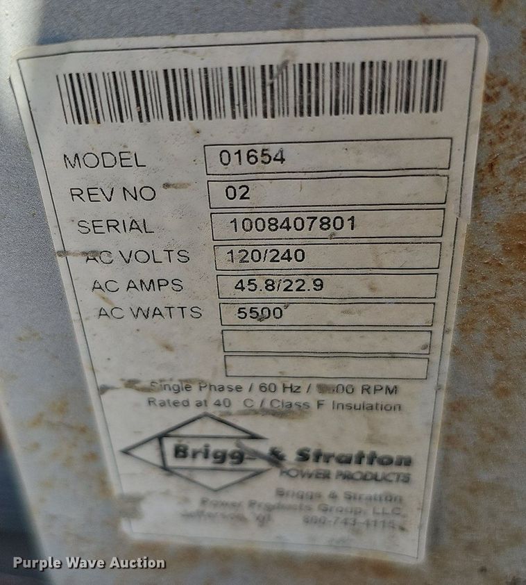 image for item MD9987 (4) generators