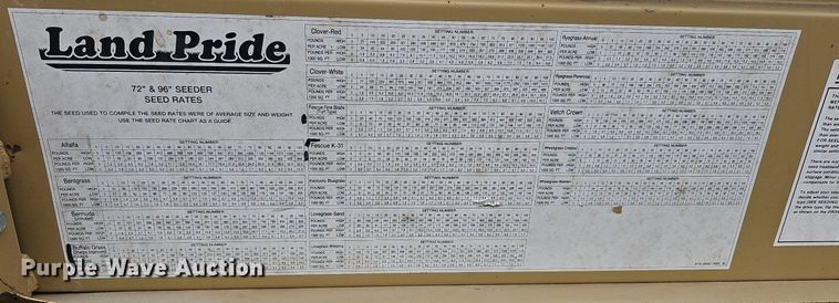image for item MD9992 Land Pride PS152  seeder