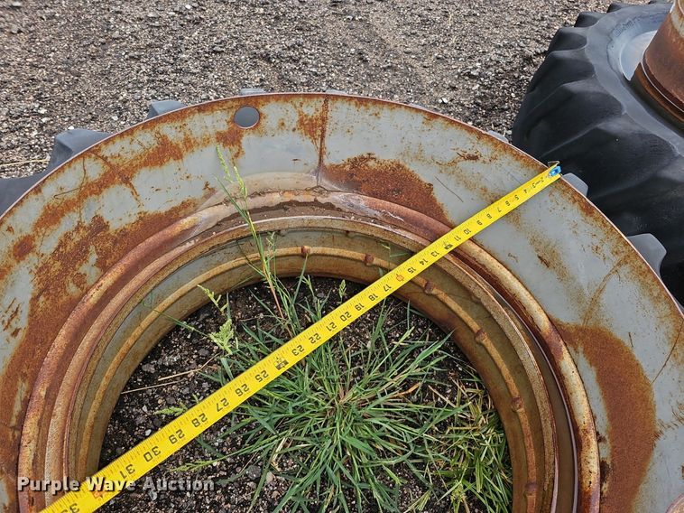 image for item ME9007 (2) 18.4-38 tires and wheels