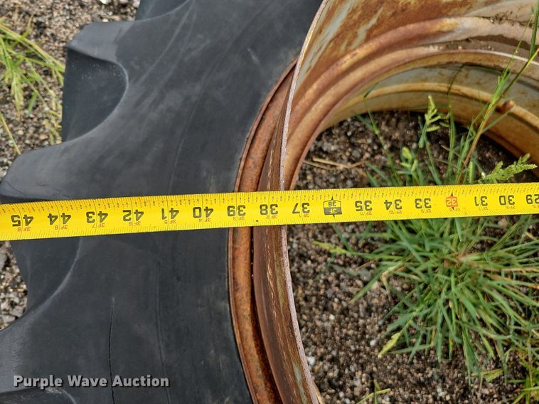 image for item ME9007 (2) 18.4-38 tires and wheels