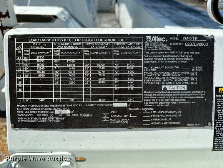 image for item ML9143 2006 International 4400  bucket truck