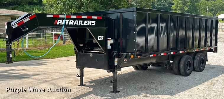 image for item ML9189 2022 PJ Trailers DD202  dump trailer