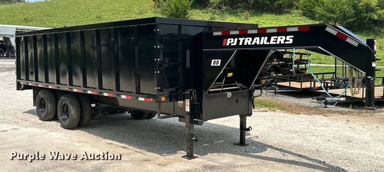 image for item ML9189 2022 PJ Trailers DD202  dump trailer