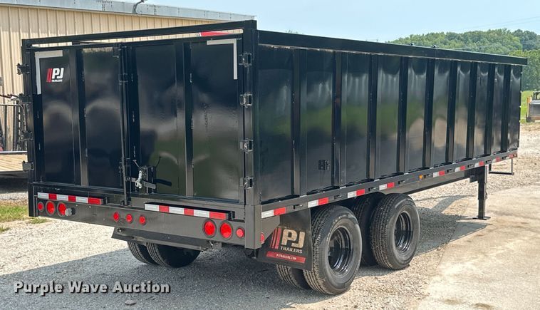 image for item ML9189 2022 PJ Trailers DD202  dump trailer
