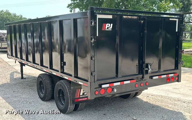 image for item ML9189 2022 PJ Trailers DD202  dump trailer
