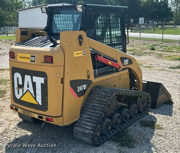 image for item ML9249 2008 Caterpillar 247B2  tracked skid steer loader