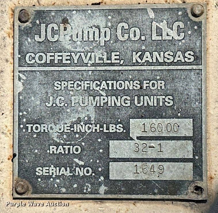 image for item ML9271 (3) JC Pump Co. pump jacks