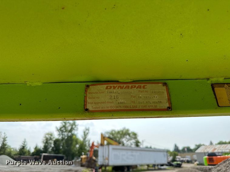 image for item MQ9333 1995 Dynapac CA141  single drum vibratory roller