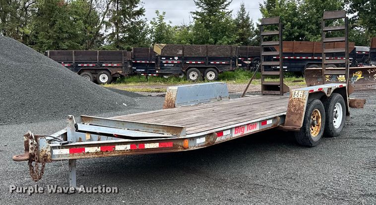 image for item MQ9339 2002 Big Tow BE-5  equipment trailer