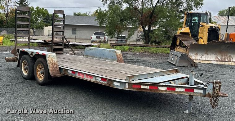 image for item MQ9339 2002 Big Tow BE-5  equipment trailer