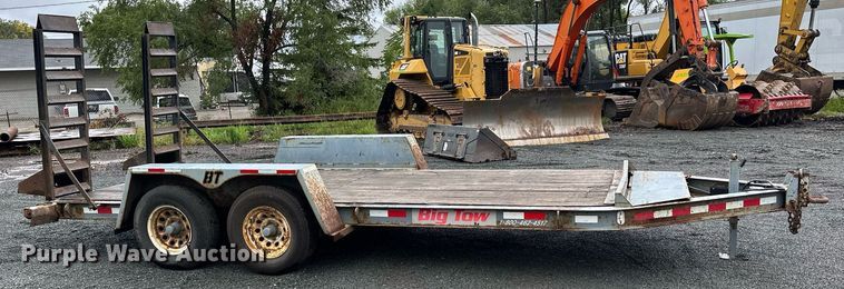 image for item MQ9339 2002 Big Tow BE-5  equipment trailer