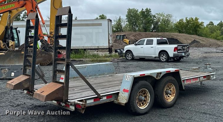image for item MQ9339 2002 Big Tow BE-5  equipment trailer