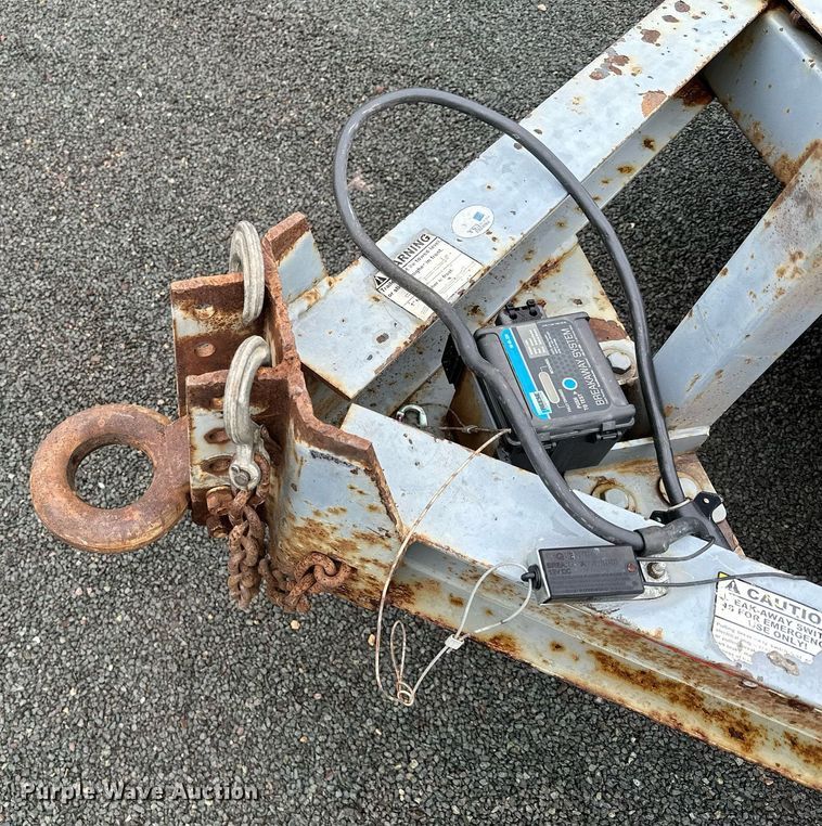 image for item MQ9339 2002 Big Tow BE-5  equipment trailer