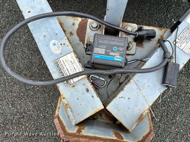 image for item MQ9339 2002 Big Tow BE-5  equipment trailer