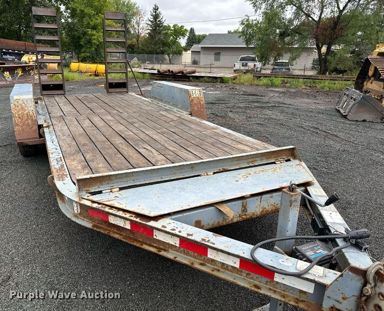 image for item MQ9339 2002 Big Tow BE-5  equipment trailer