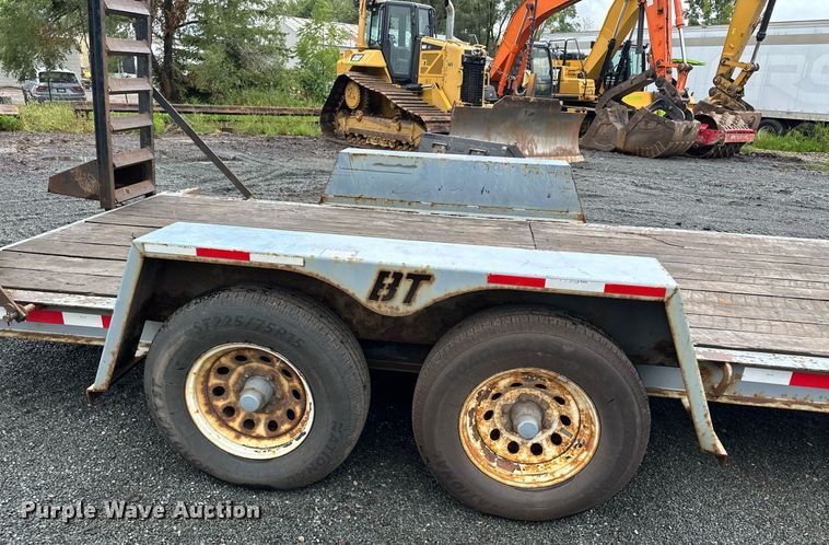 image for item MQ9339 2002 Big Tow BE-5  equipment trailer
