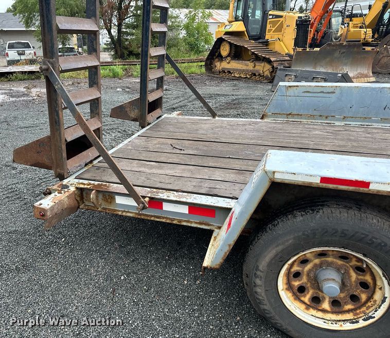 image for item MQ9339 2002 Big Tow BE-5  equipment trailer