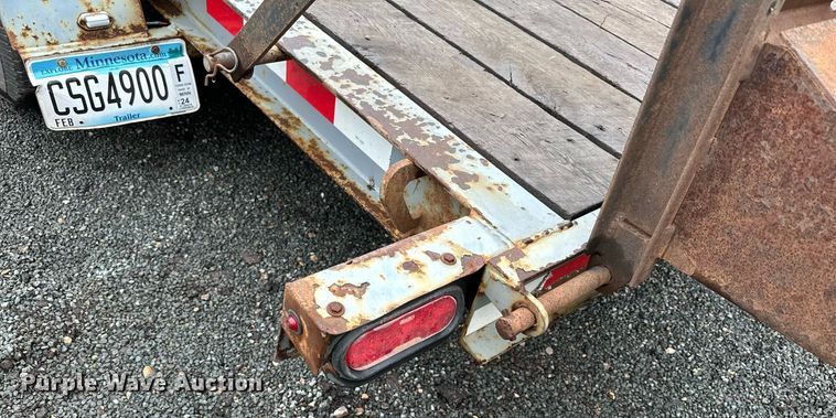 image for item MQ9339 2002 Big Tow BE-5  equipment trailer