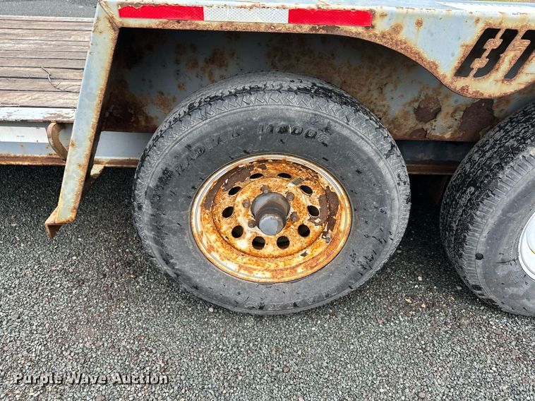 image for item MQ9339 2002 Big Tow BE-5  equipment trailer