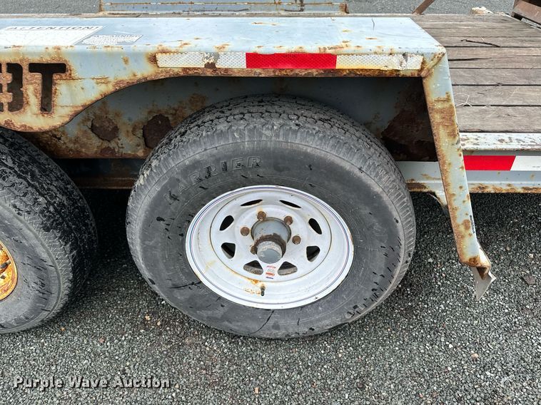 image for item MQ9339 2002 Big Tow BE-5  equipment trailer