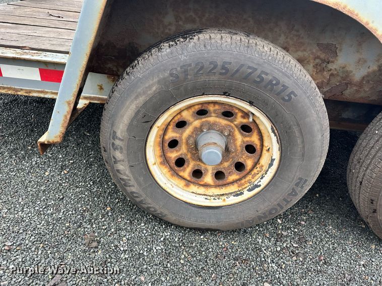 image for item MQ9339 2002 Big Tow BE-5  equipment trailer