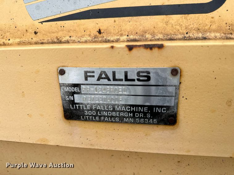 image for item MQ9343 Falls PR-1245RCE1  wheel loader snow plow