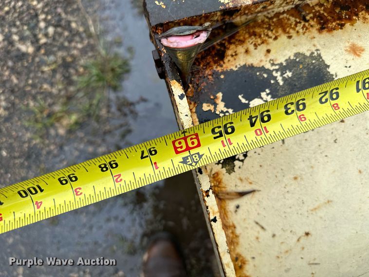 image for item MQ9348 LEO  skid steer snow plow