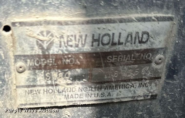 image for item MQ9357 2001 New Holland LS180  skid steer loader