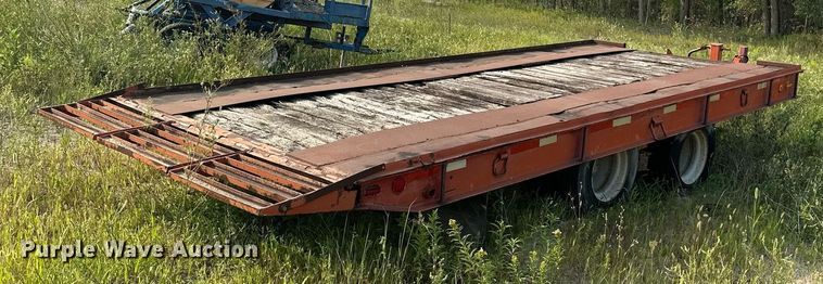 image for item MQ9361 1967  tilt deck equipment trailer